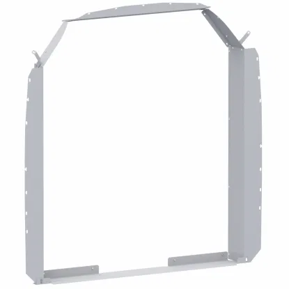 40669TM – HOLMAN Bulkhead Divider Wing, For Holman Bulkhead Model 40660/ 40661/ 40665 Powder Coated Gray Steel